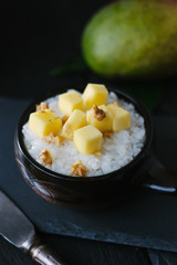 Mango with sticky rice - beautiful sweet dessert