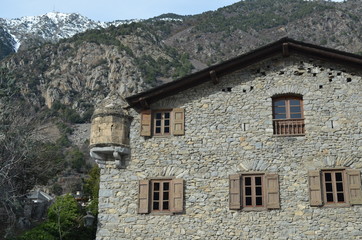 Fototapeta na wymiar Andorra La Vella - Casa de la Vall