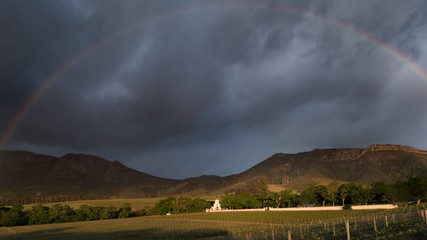 Groot Constantia rainbow