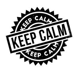 Keep Calm rubber stamp. Grunge design with dust scratches. Effects can be easily removed for a clean, crisp look. Color is easily changed.
