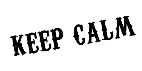 Keep Calm rubber stamp. Grunge design with dust scratches. Effects can be easily removed for a clean, crisp look. Color is easily changed.