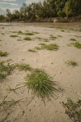 River view from sand 