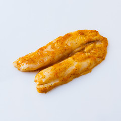 Marinated fillet of tilapia fish