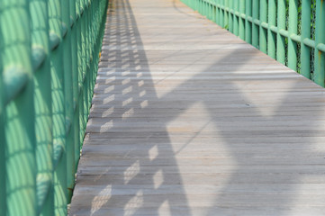 Part of Bridge path and shadow