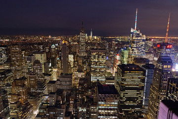Obraz premium Nuit sur New York