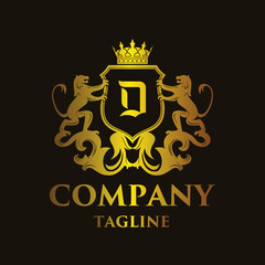 luxury Letter 'D' Logo