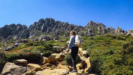 Photo sur Plexiglas Mont Cradle Exploring Cradle Mountain in Tasmania