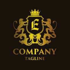 luxury Letter 'E' Logo