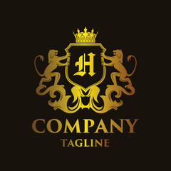 luxury Letter 'H' Logo