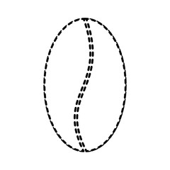 coffee grain  sticker  vector illustration