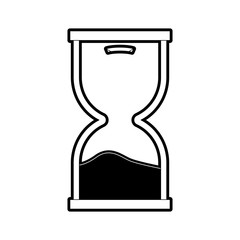 hourglass vector illustration
