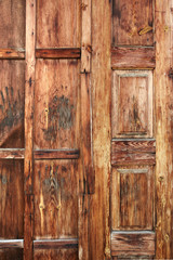 old wooden door