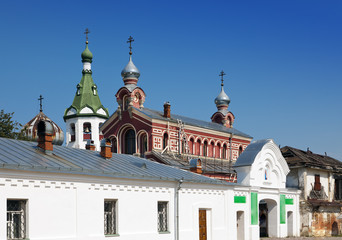 Old Ladoga Nikolsky monastery , presumably 13th century. Russia. ..