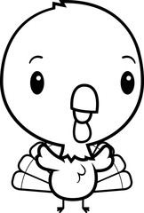 Cartoon Baby Turkey