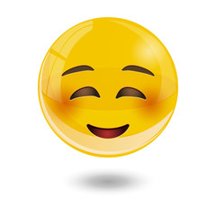 Fototapeta premium smiley emoticons, emoji, vector illustration.