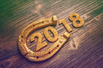 2018 symbol of New Year