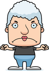 Cartoon Angry Woman