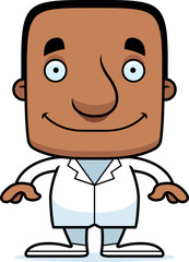 Cartoon Smiling Doctor Man