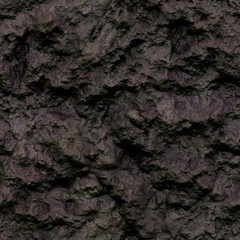 3d illustration - abstrakt fels dunkel nahtlos