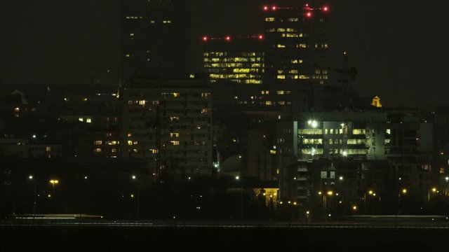 Tall Blocks of Flats. Residential Area