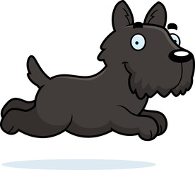 Cartoon Scottie Running
