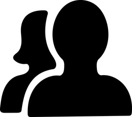man and woman icon