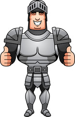 Cartoon Knight Thumbs Up