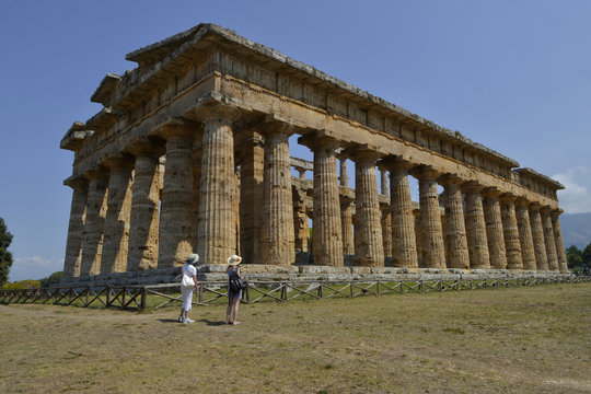 Italy, .Paestum; Neptune's temple, 550 b.C.