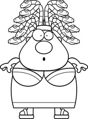Surprised Cartoon Medusa