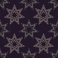 Papier Peint photo Photo du jour Fond transparent avec étoiles décoratives. Texture de points. Rapport textile.