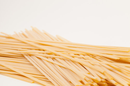 Italian spaghetti pasta al bronzo
