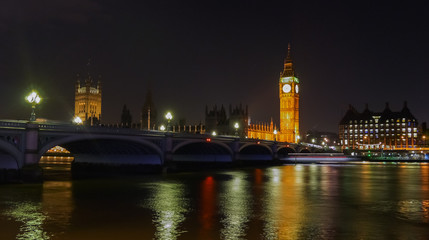 Fototapeta premium Westminster Bridge at night