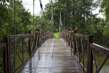 Obraz premium the bridge across the lake