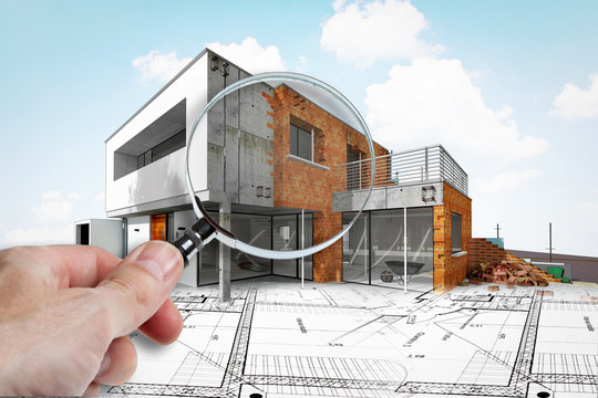 Expertise dans chantier de construction d'une maison d'architecte