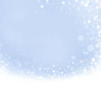 Abstract iced winter background