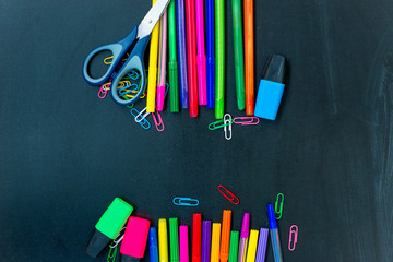 Several school items