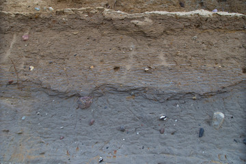 Steilküste im Detail