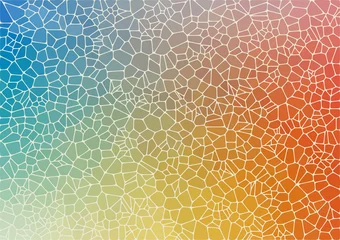 Gardinen Abstract colorful flat geometric background © igor_shmel
