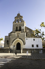 Fototapeta na wymiar Iglesia de San Lucas de estilo mudejar en Jerez de la Frontera, Cadiz