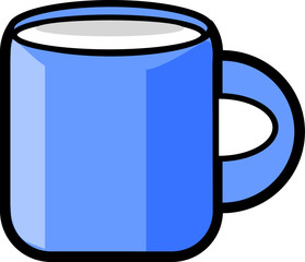 Cartoon mug small icon