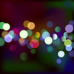Vector lights background.