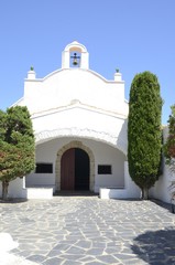 Obraz premium White hermitage in Cadaques, Spain