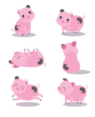 Lovely pink pigs