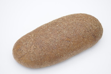 bread on a white background