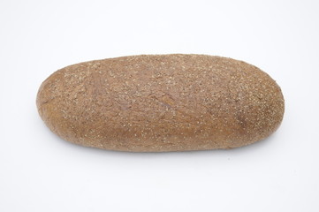 bread on a white background