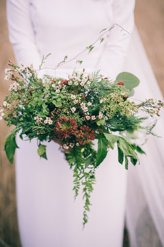Sauvage wedding bouquet; Bridal bouquet