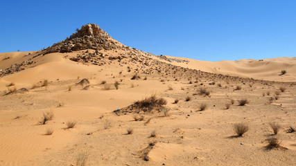 Fototapeta na wymiar Rocce del Sahara