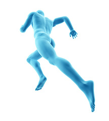3d rendered medically accurate illustration of runner