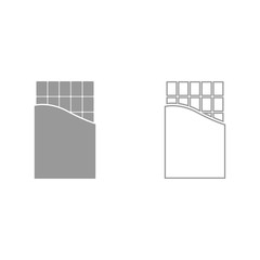 Chocolate bar  it is black icon .