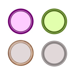 frames for photos, postcards, paintings and printing. baguette of different colors and cross-sections. use in their projects. isolate on white background.